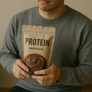 痩せたいのに…君のチョコプロテインだけは受け取りたい。