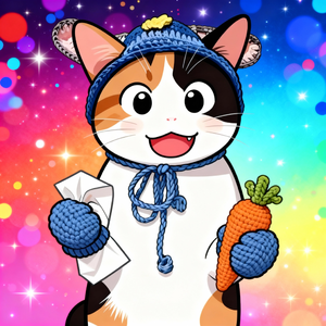 萝卜纸巾猫咪（小猫蒸蚌）