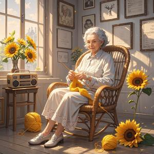 时光里的向日葵