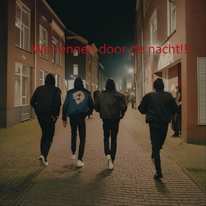 We rennen door de nacht!