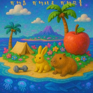 咖啡篝火和苹果跳舞