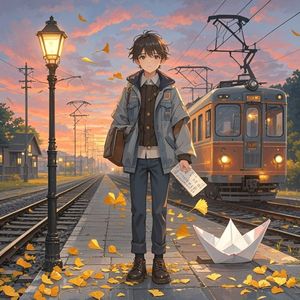 站台晚风-夜空下的黑夜