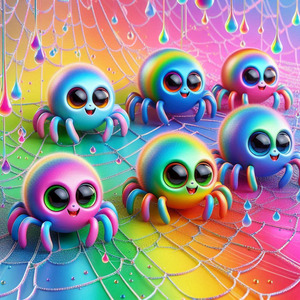 Five Creepy Spiders
