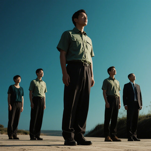 理由就是我们站着