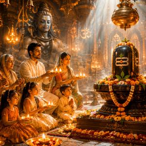 Shiva Aarti Deep Temple Meditation