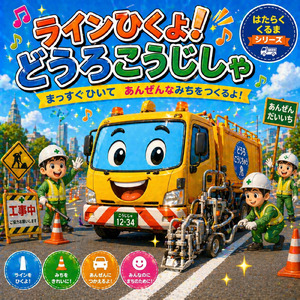 ラインひくよ！どうろこうじしゃ
