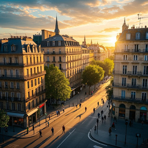 Sunshine on the streets