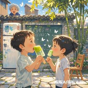AI周深老街牌冰淇淋棒