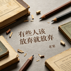 有些人该放弃就放弃