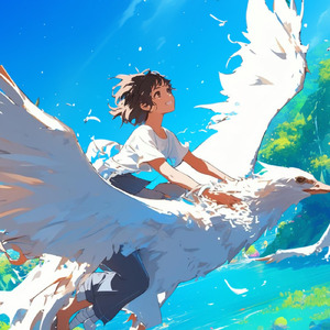 星空の下