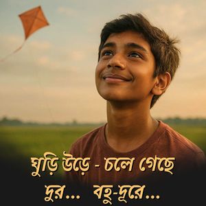 "ঘুড়ি উড়ে চলে গেছে, দূ-র.. বহু-দূরে.."