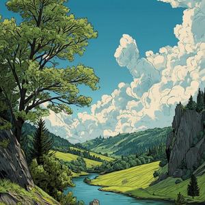 Dusty Bridge Shadows