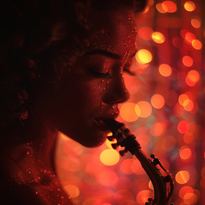Reflejo Nocturno Del Ritmo Del Jazz
