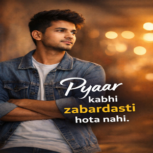 Pyaar kabhi zabardasti hota nahi