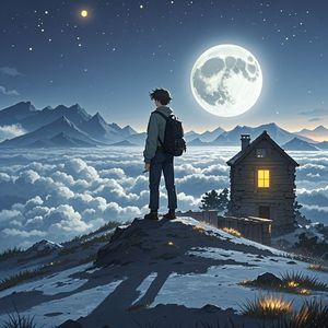 月光下的远方_毛线