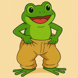 Skáče žaba po blate 01