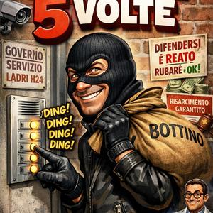IL LADRO SUONA 5 VOLTE