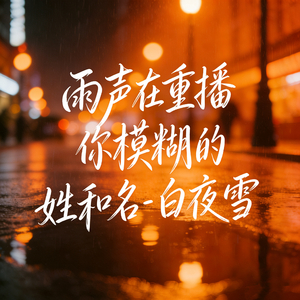 雨声在重播你模糊的姓和名
