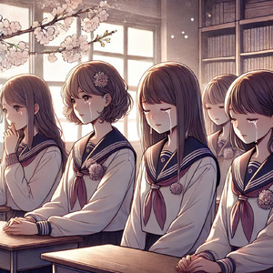 卒業の桜
