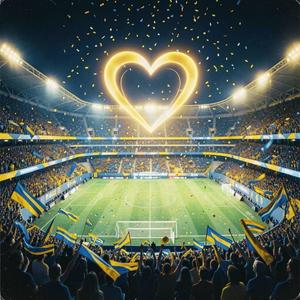 Blå gult hjärta (Fotbolls VM 2026)
