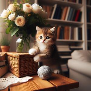 子猫の大冒険だにゃー