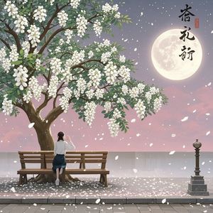 槐花雨_倚在深秋