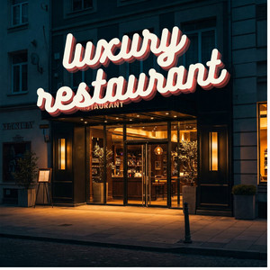 高級レストラン　ムード