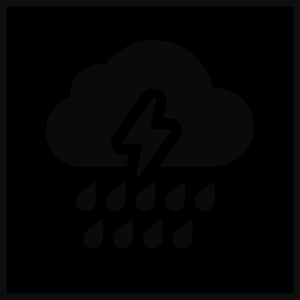 Thunderstorm Sounds For Sleeping (Black Screen)