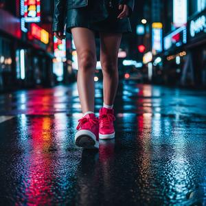 내 분홍색 운동화. My pink sneakers