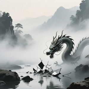 龍困淺灘遭蝦戲（男）