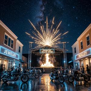 Star Born Over Sturgis