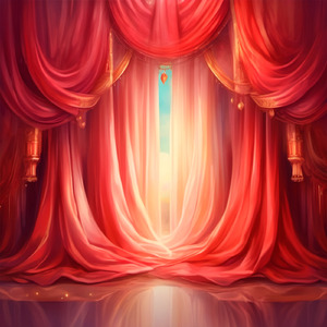 Behind Heavy Curtains