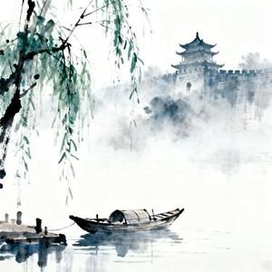 谁在烟雨渡口