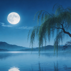 枕上清风伴月明