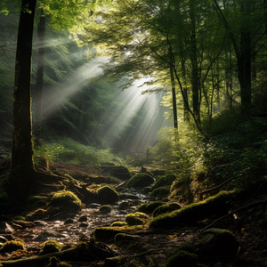 雨滴滴入平静的湖面（大自然催眠曲）