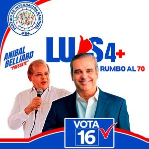 Luis Abinader Rumbo al 70 con el PIN