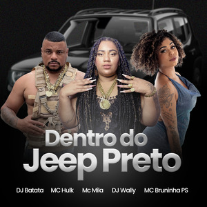 Dentro do Jeep Preto