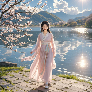 池州湖畔的姑娘