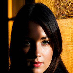 Mujer Entre Luces Y Sombras