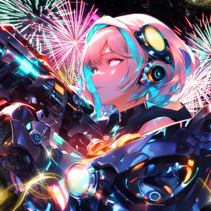 夜を喰らう花火【中立】#花火大会 by コンパス秘孔式
