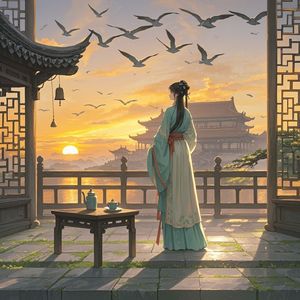 雁字寄西楼-傅麟璟