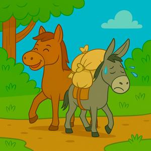 Le Cheval et l’Âne