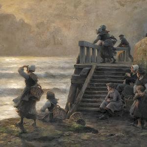 they were the last to see it (inspired by painting of Georges Maroniez)