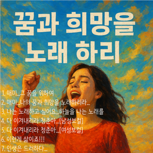 매미...나의 꿈과 희망을 노래하리라...