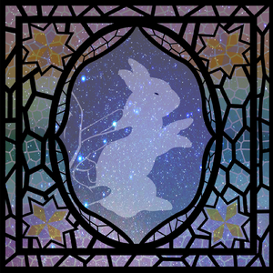 夜明けのウサギ