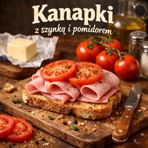 Kanapki z szynką i pomidorem