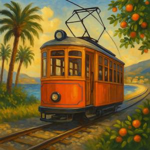 Оранжевый трамвайчик