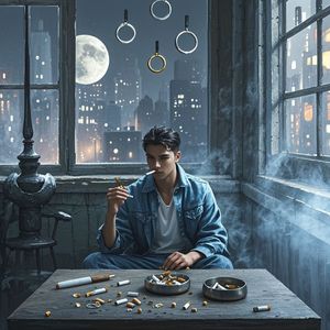 空荡的烟圈