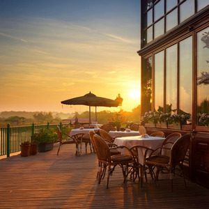 夜明けのカフェ