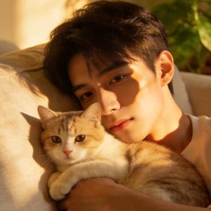 怀里的小猫